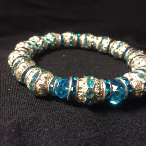 Silver & Blue Bracelet