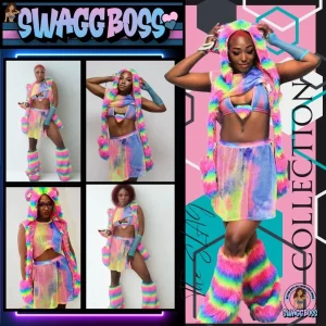 Rainbow Kitty Spirit Hoody Set